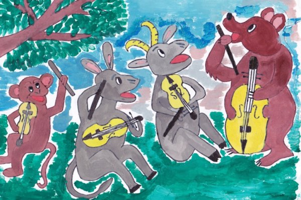 Иллюстрация к басне квартет 3 класс