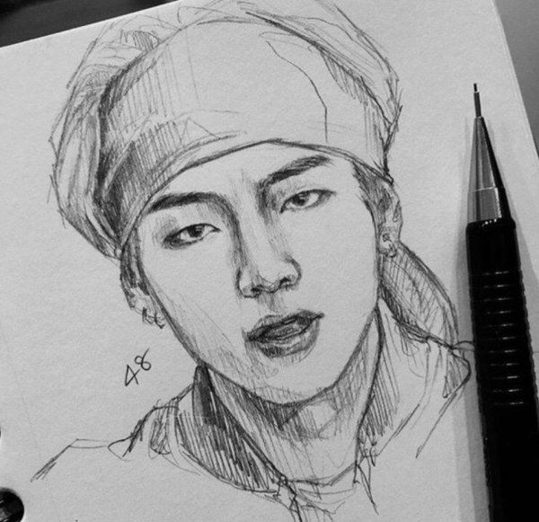 Ким тэхён портрет