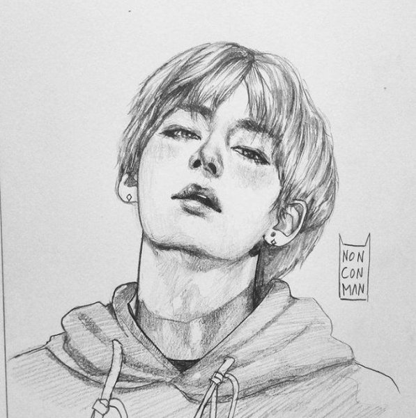 Портрет Ким Тэхена