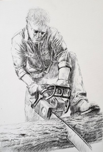 Дровосек Графика