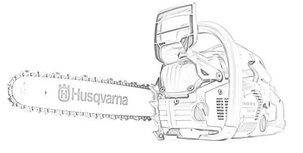 Бензопила штиль вектор