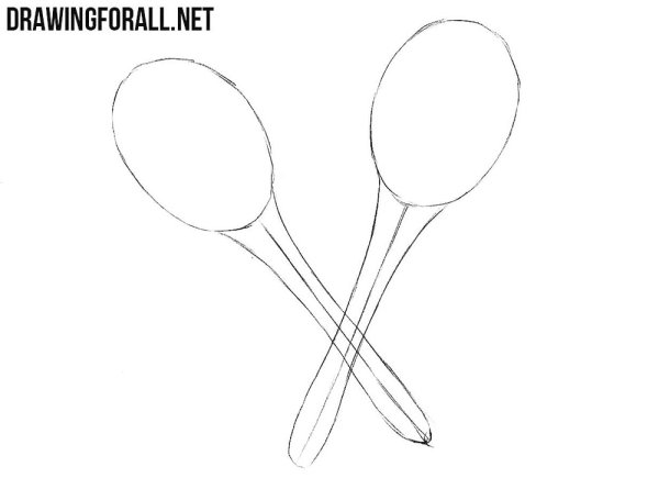 Музыкальные ложки раскраска