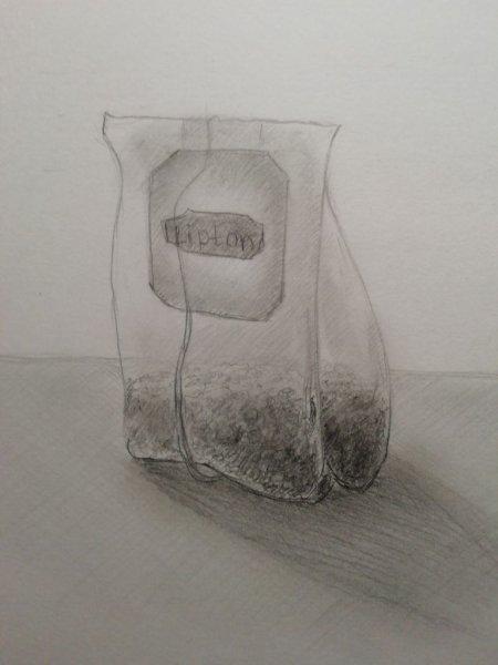 Что нарисовать на чайном пакетике