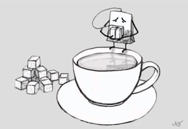 Чай карандашом