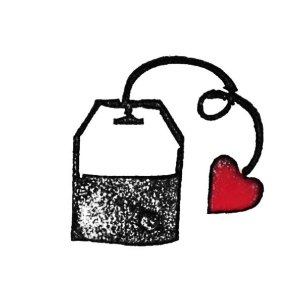 Пакетик чая для срисовки