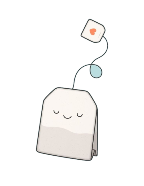 Нарисовать пакетик чая