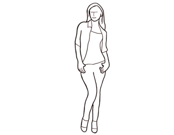 Фигура человека для рисования