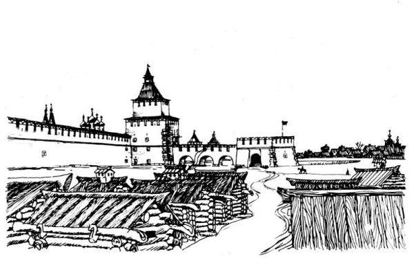 Нижегородский Кремль Агафонова 17 века