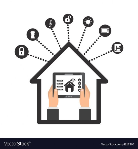 Умный дом нарисовать