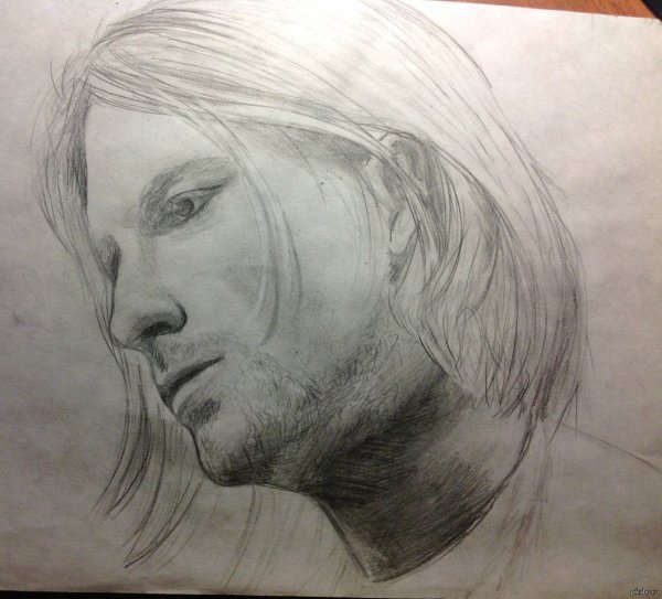 Курт Кобейн портрет