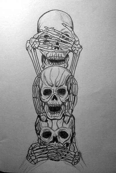 Скелет человека для рисования