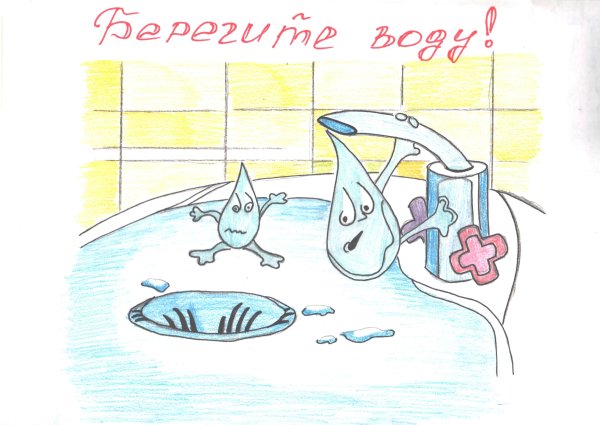 День воды раскраска