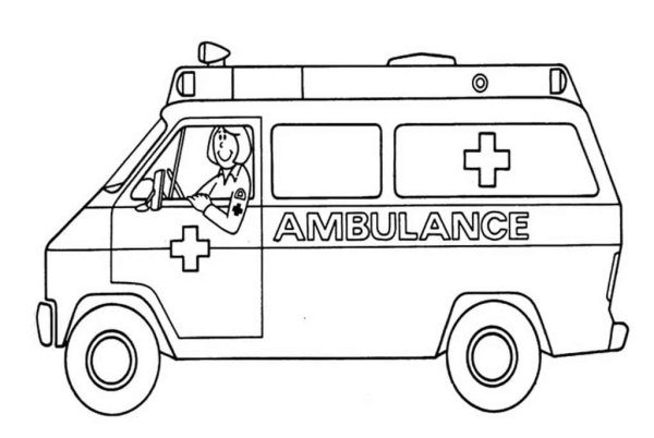 Микроавтобус МЧС сбоку