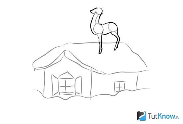 Иллюстрация к сказке серебряное копытце карандашом раскраска