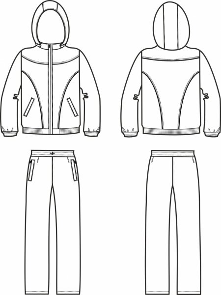 Эскизы спортивной одежды
