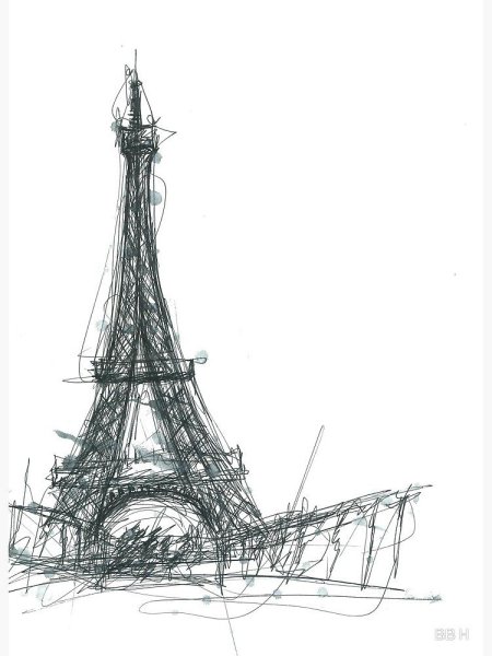 Париж карандашом