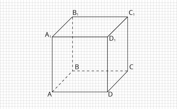 Объемный прямоугольник рисунок карандашом
