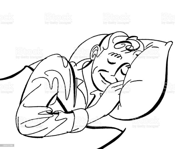 Спящий человек