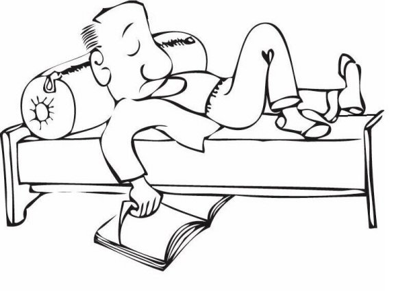 Спящий человек