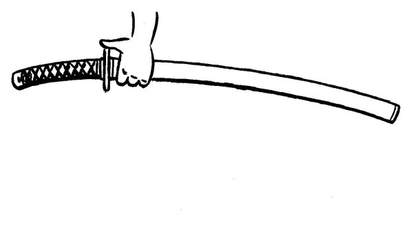 Катана рисунок