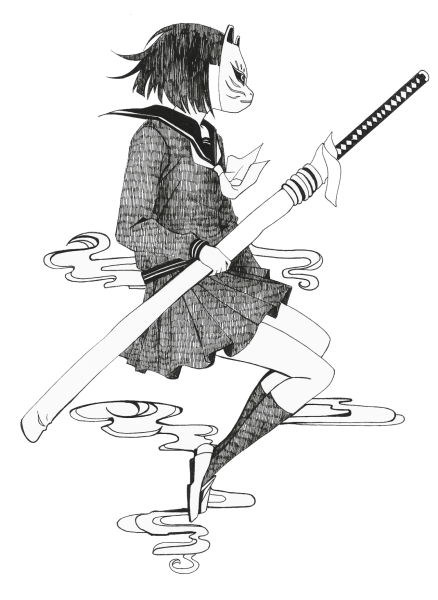 Катана эскиз