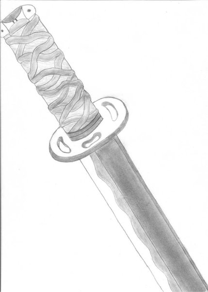 Распечатка катаны