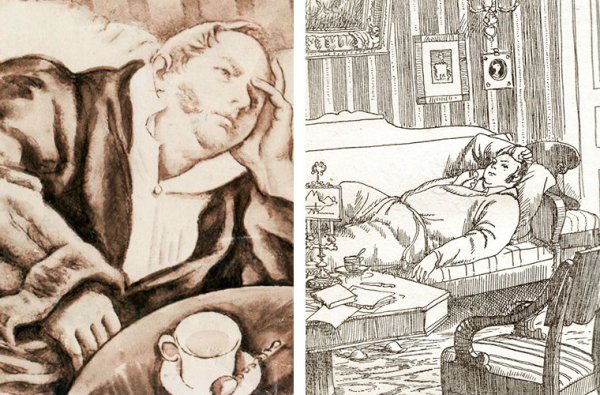 Гончаров Обломов иллюстрации к роману