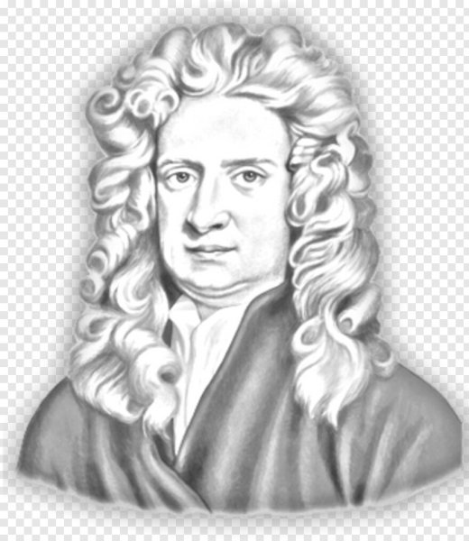 Роберт Гук черно белый портрет