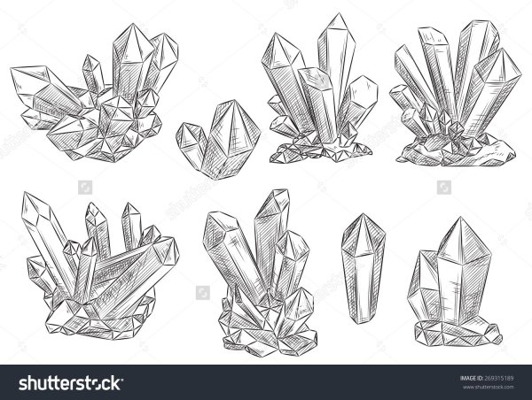 Раскраска Кристалл