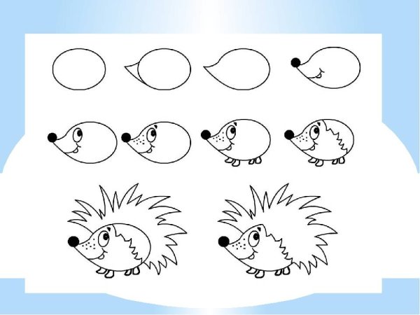 Поэтопно рисование для детей