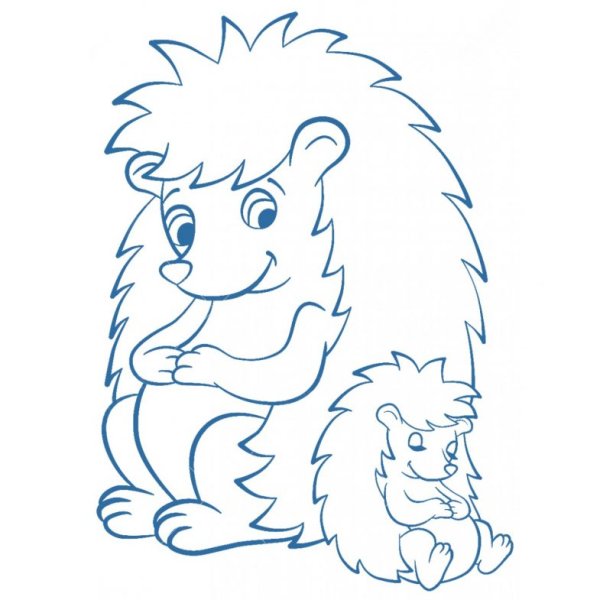 Ежик рисунок для детей