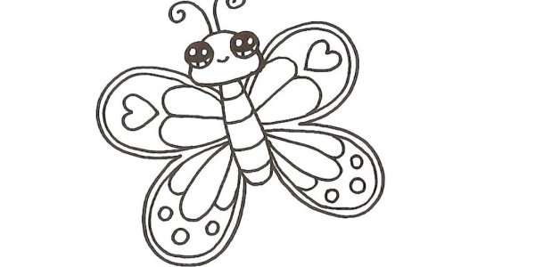 Детские рисунки бабочки карандашом