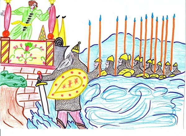 Сказка о царе Салтане Черномор и 33 богатыря