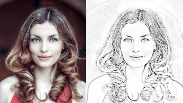 Преобразовать фотографию в рисунок