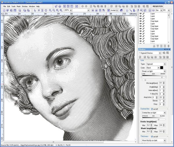 Обработанный портрет