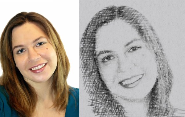 Перевести фотографию в карандашный рисунок