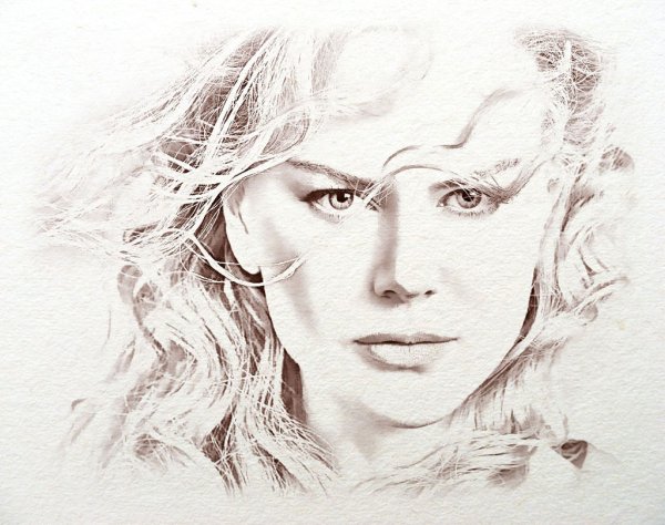 Портрет по трафарету