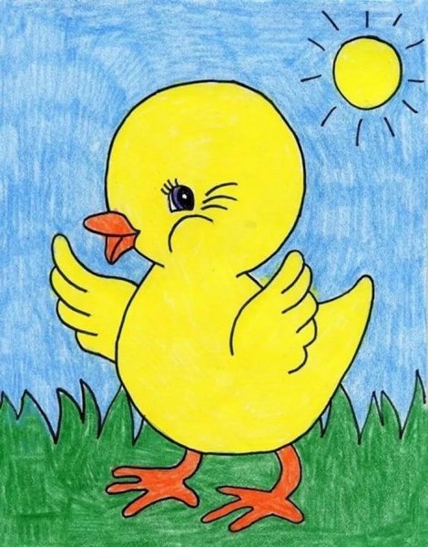 Как нарисовать гадкого утенка