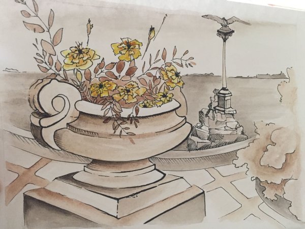 Севастополь карандашом