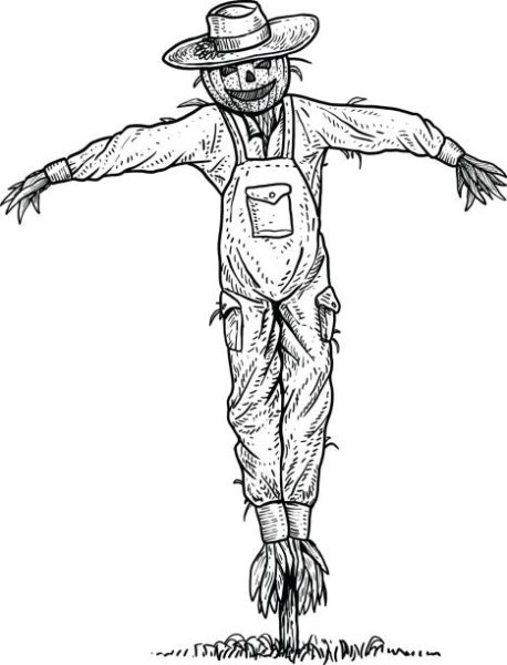 Пугало огородное для детей