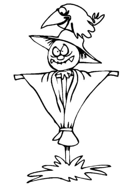 Раскраска Хэллоуин для детей