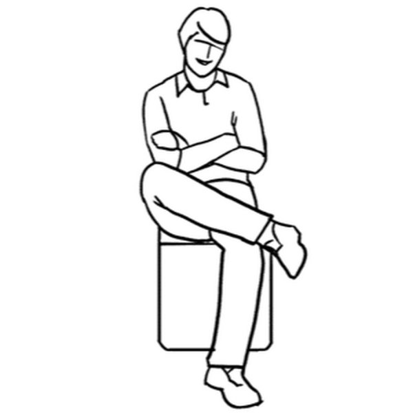 Наброски фигуры человека маркером