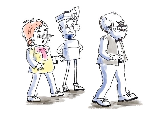 Карандаш и Самоделкин рисунок