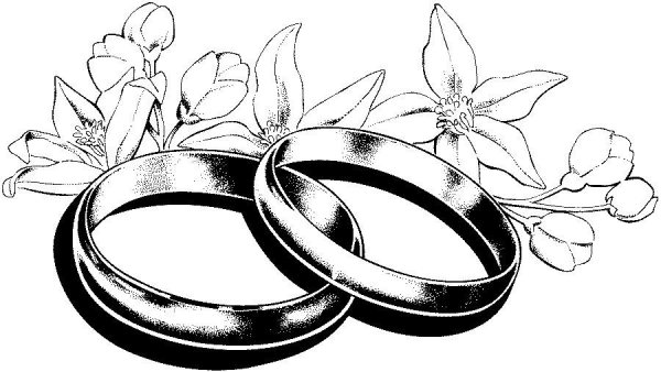 Кольцо черно белое