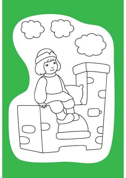 Емеля раскраска для детей