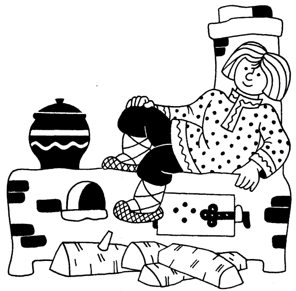 Емеля раскраска