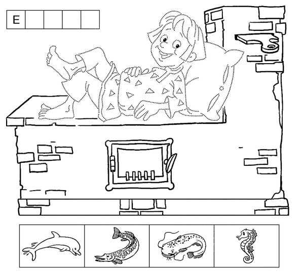Печка раскраска для детей
