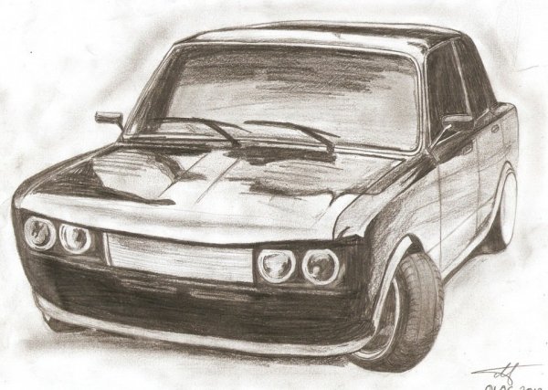 ВАЗ 2101 спереди