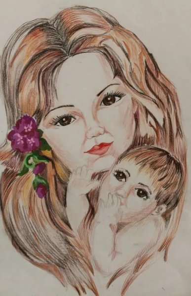 Рисунок мамы