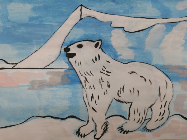 Природа Арктики рисунки